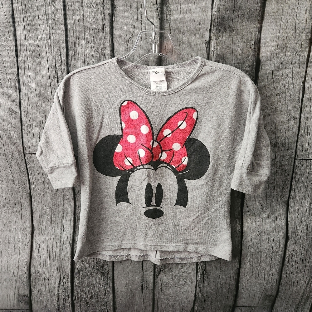 Disney Minnie‎ Mouse Gray Shirt